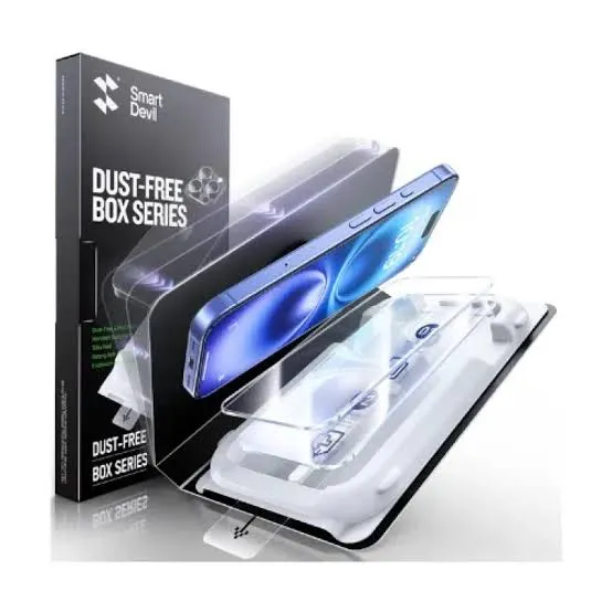 SmartDevil SmartPull Tempered Glass Screen Protector for Redmi K100 Pro Max / Redmi K90 Pro Max / Poco F8 Ultra – Auto-Dust Removal with Smart Everyday Use