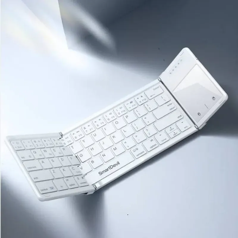 SmartDevil Tri-Fold Wireless Bluetooth Keyboard with Touchpad