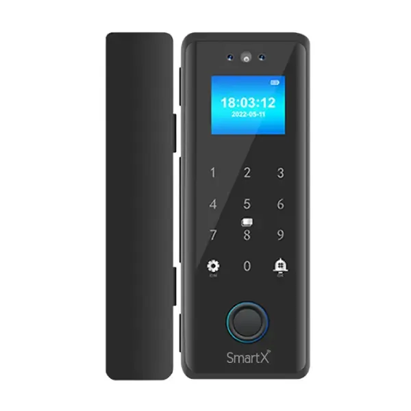 SmartX SX CP92Pro WiFi Smart Glass Door Lock   7 Unlock Options