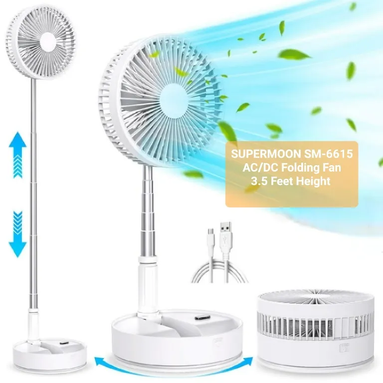 Supermoon SM 6615 Mini Rechargeable Fan