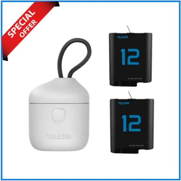 TELESIN GP-BTR-904-GY Storage Battery Charging Box - selected variant