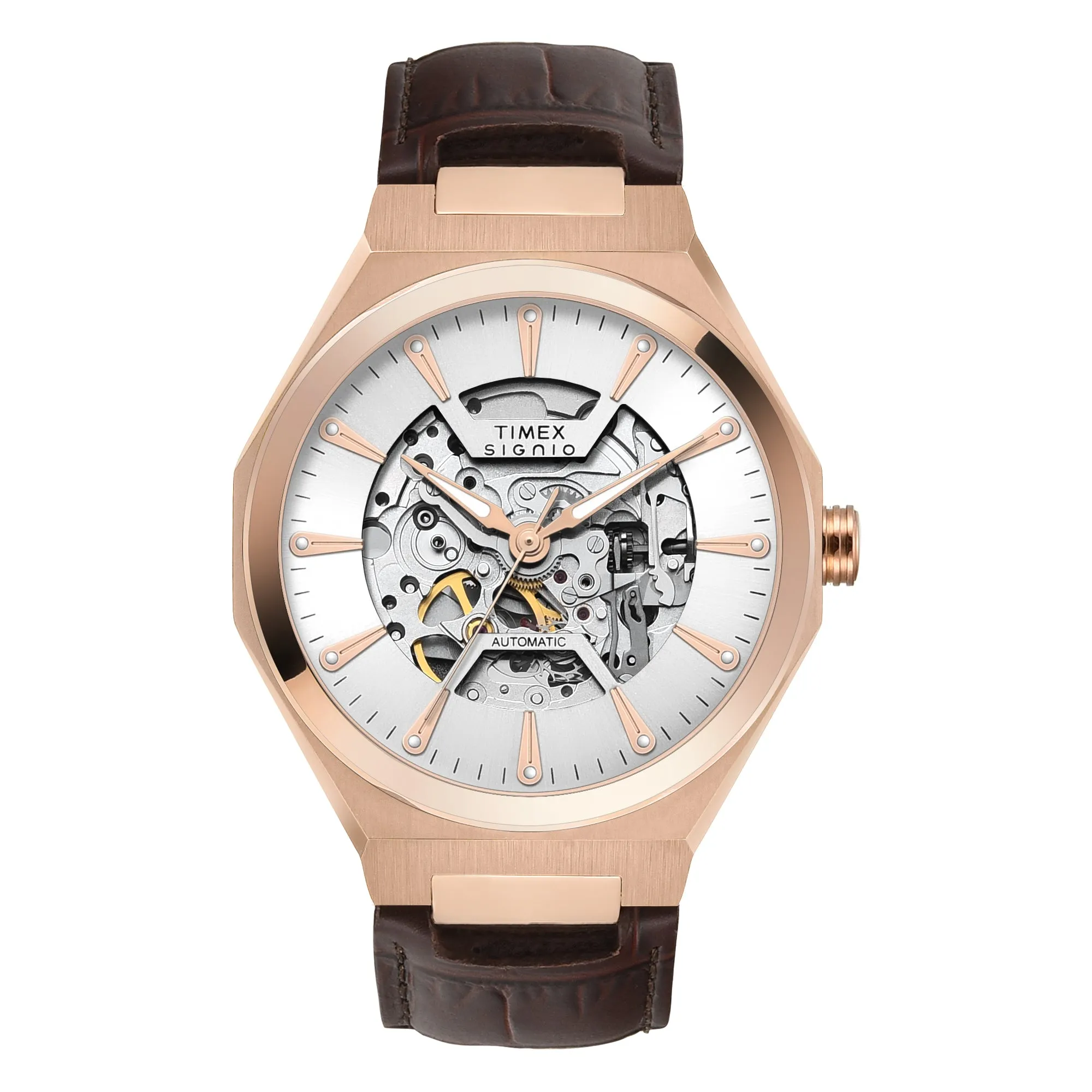TIMEX TWEG33900 Signio Round 43mm Silver Dial Analog Watch