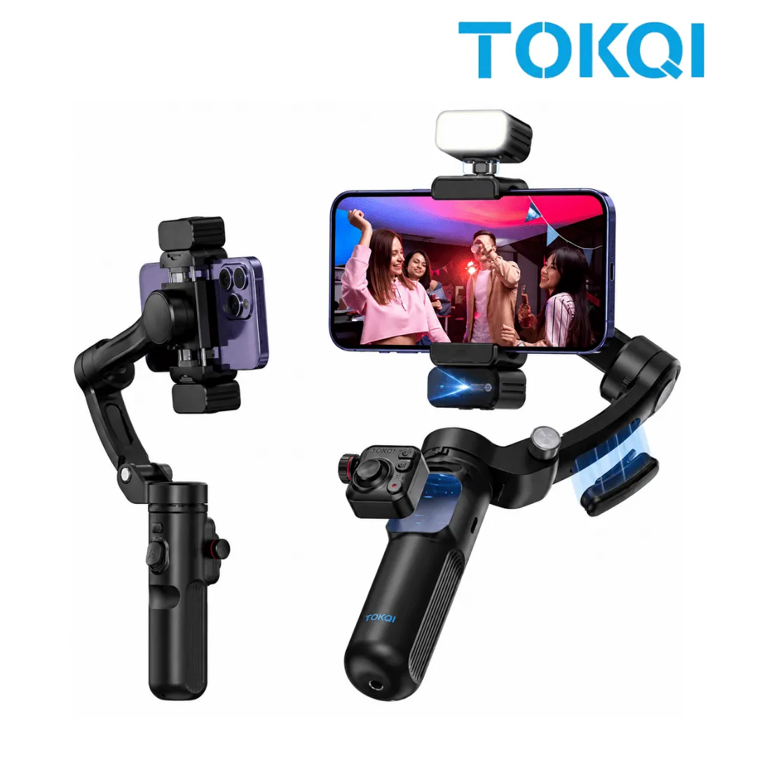 TOKQI M03 Handheld Gimbal 3-Axis AI Tracking Stabilizer