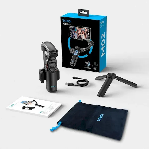 TOKQI M03 Handheld Gimbal 3 Axis AI Tracking Stabilizer 2