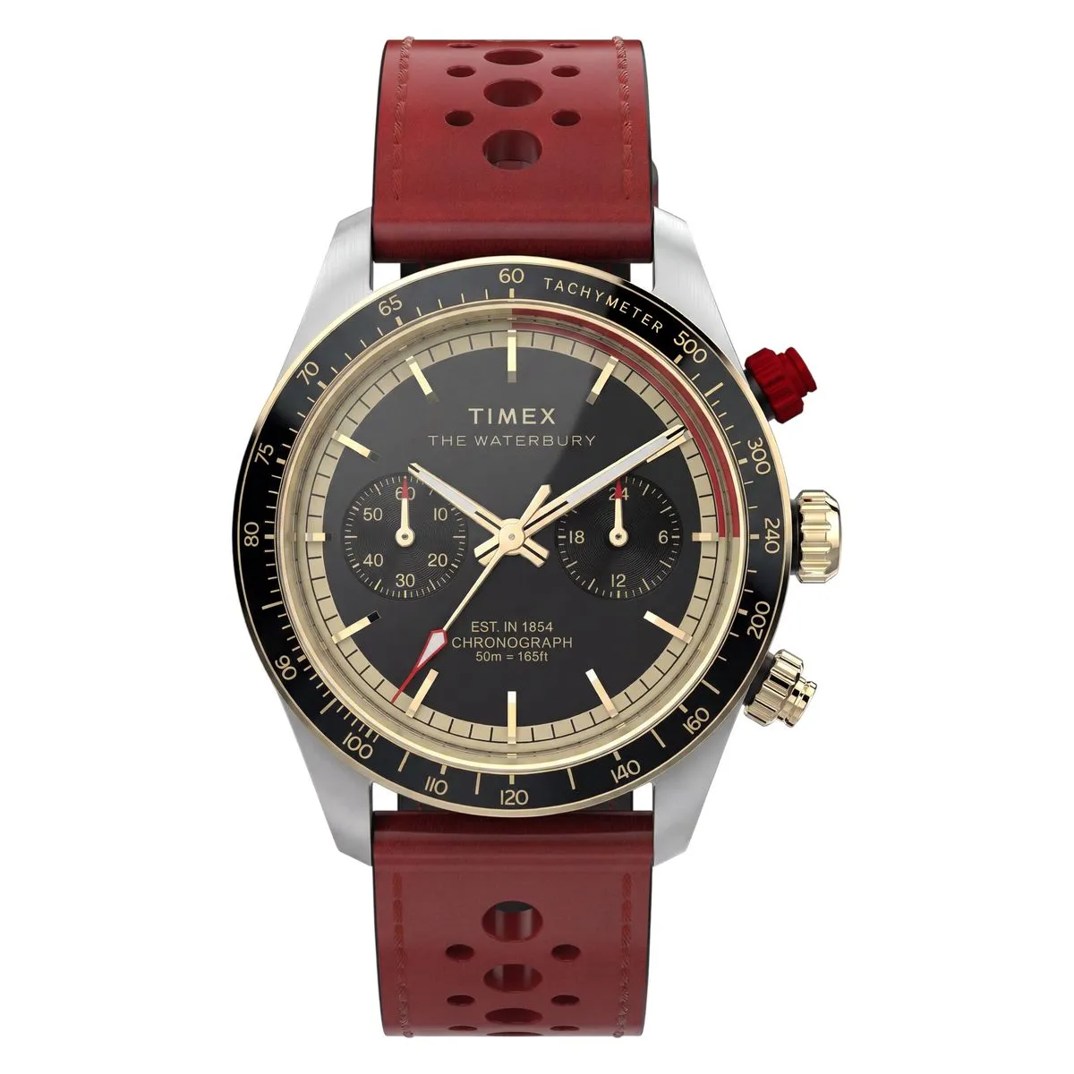Timex Waterbury Heritage 39mm Meca-Quartz Chronograph Watch - TW2Y93400UJ - selected variant