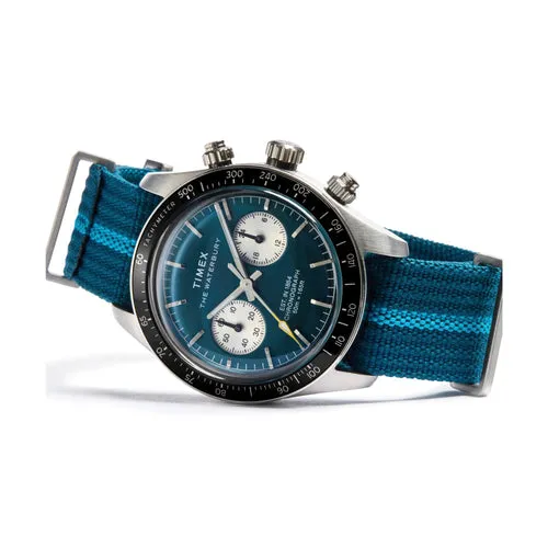 Timex Waterbury Heritage Men's Chronograph Blue Dial Watch TW2Y39000UJ