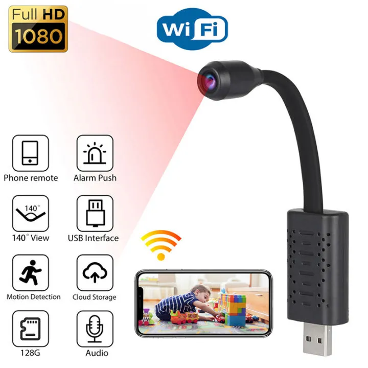 U21 Mini WiFi USB IP Camera 1