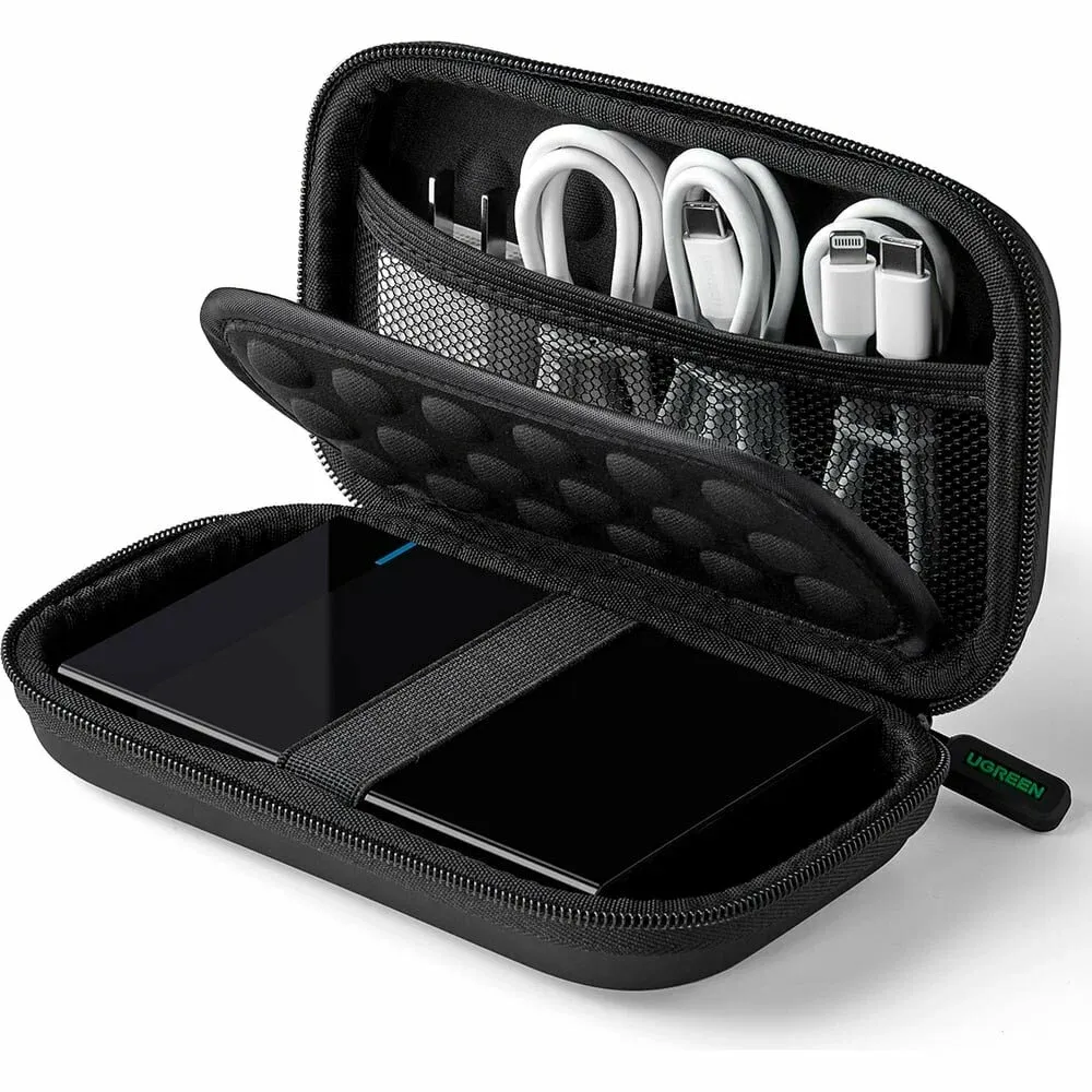 UGREEN 40707 External Hard Drive and Travel Electronics Organizer Case 2