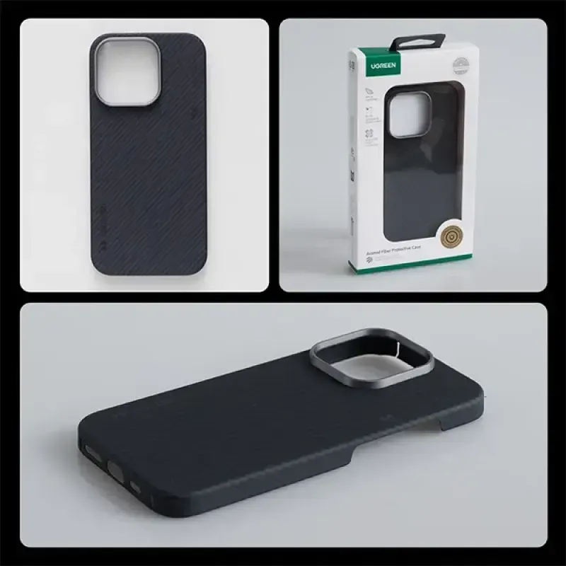 UGREEN CA122 (55332) Aramid Fiber Protective Case for iPhone 16 Pro Max