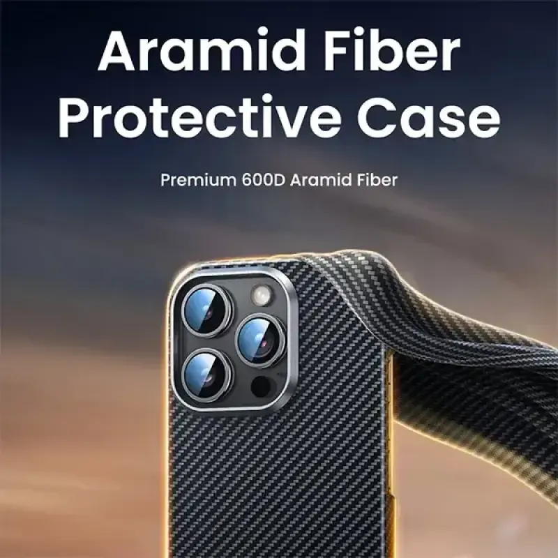 UGREEN CA122 (55332) Aramid Fiber Protective Case for iPhone 16 Pro Max