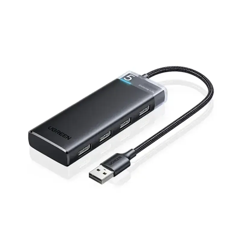 UGREEN CM653 (15548) 4 Port USB A 3.0 Hub With USB C Power Supply