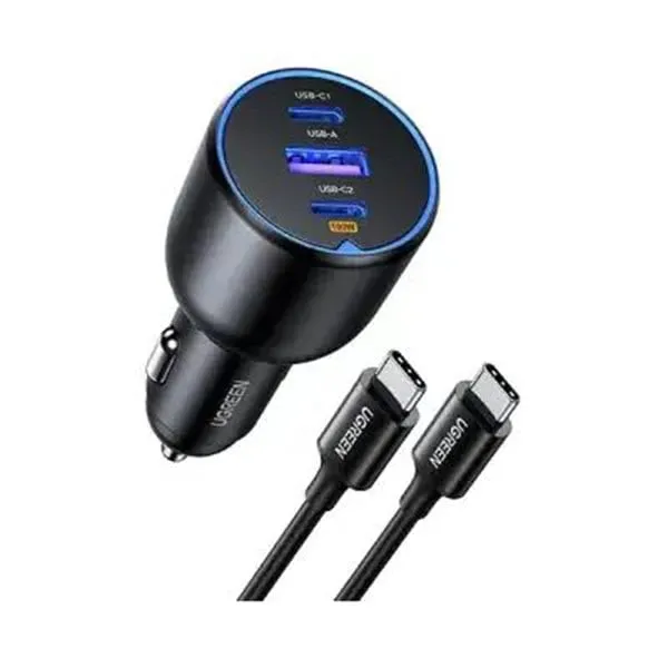 UGREEN EC705 (55511) 130W 3 Port Fast Car Charger Set