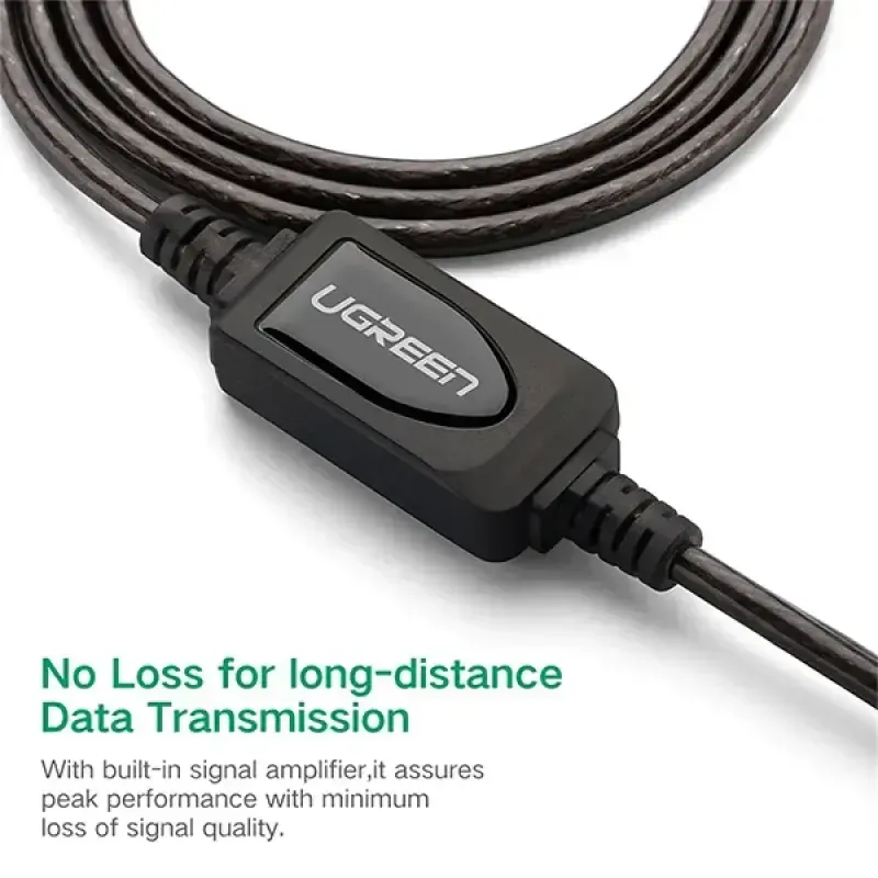 UGREEN US121 (10324) USB 2.0 Active Extension Cable with Chipset   20M