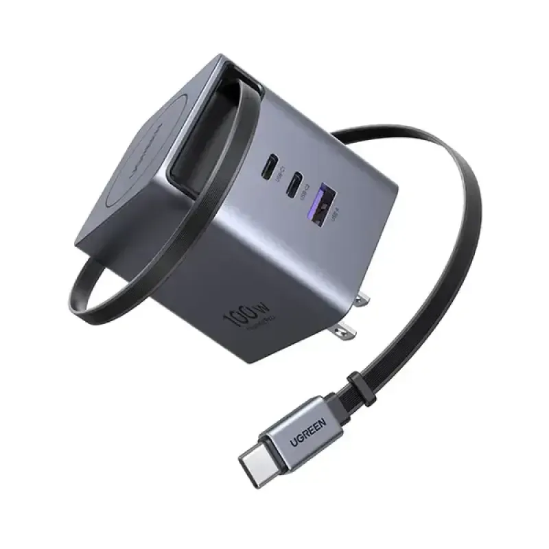 UGREEN X616 (65827) 100W GaN Fast Charger with Retractable Cable