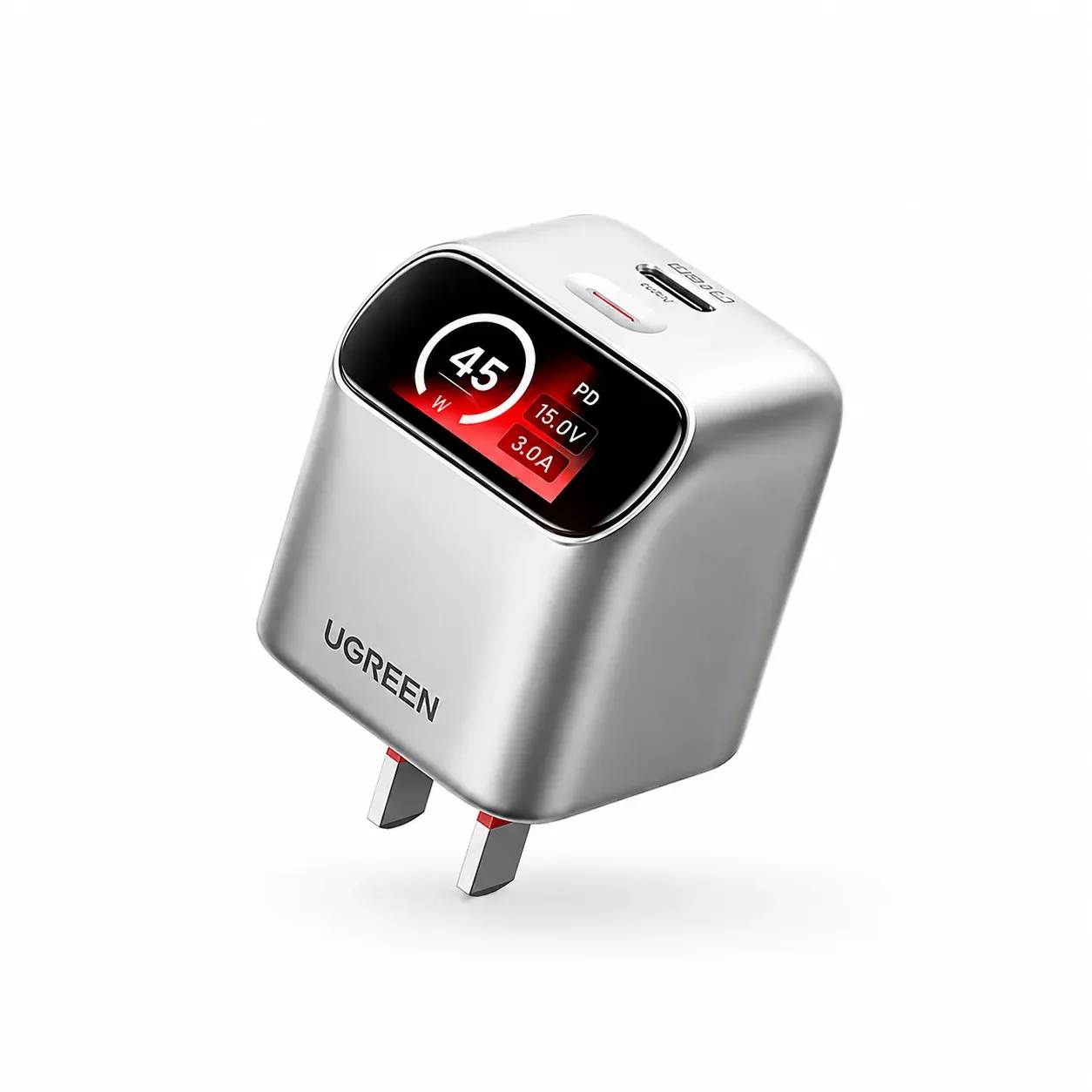 UGREEN X740 45W GaN Charger Smart Display – 45099 1