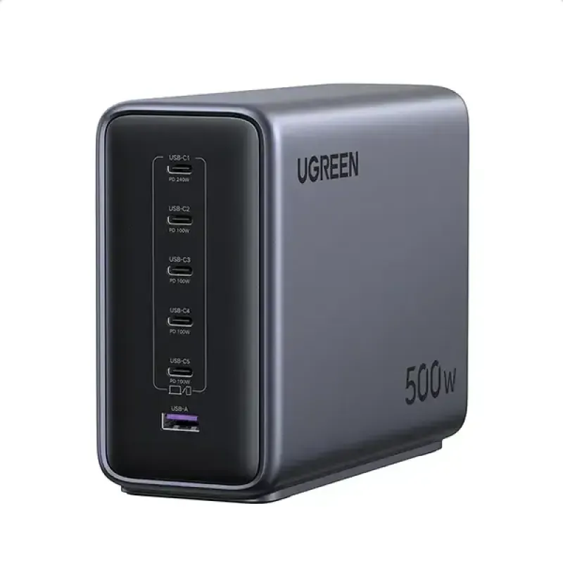 UGREEN X759 (55550B) 6 Port 500W GaN Desktop Fast Charger   EU