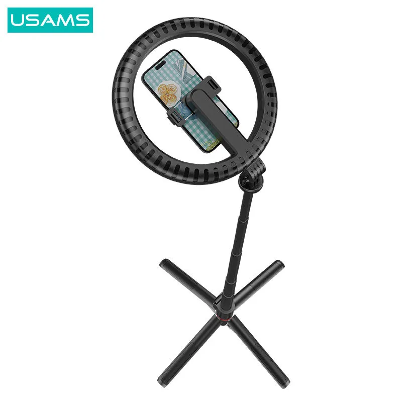 USAMS ZB323 10 Inch Live Stream Stand with Fill Light 2