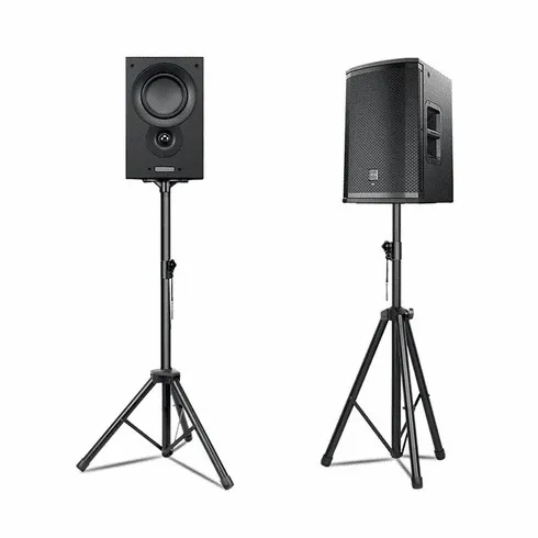 Universal Duty Heavy Portable Height Adjustable Tripod Speaker Stand 2