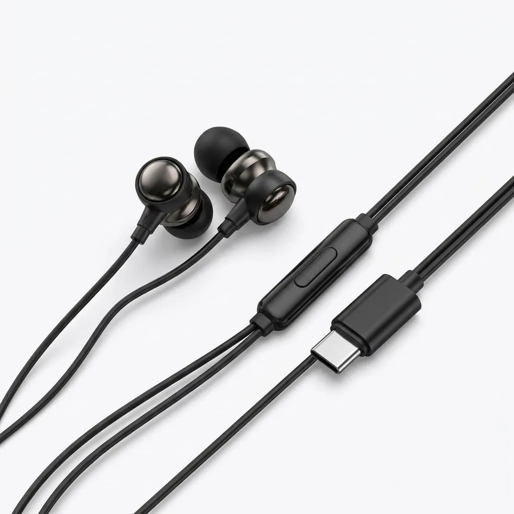 VALDUS E-116 DAC Type-C Wired Earphones with Mic