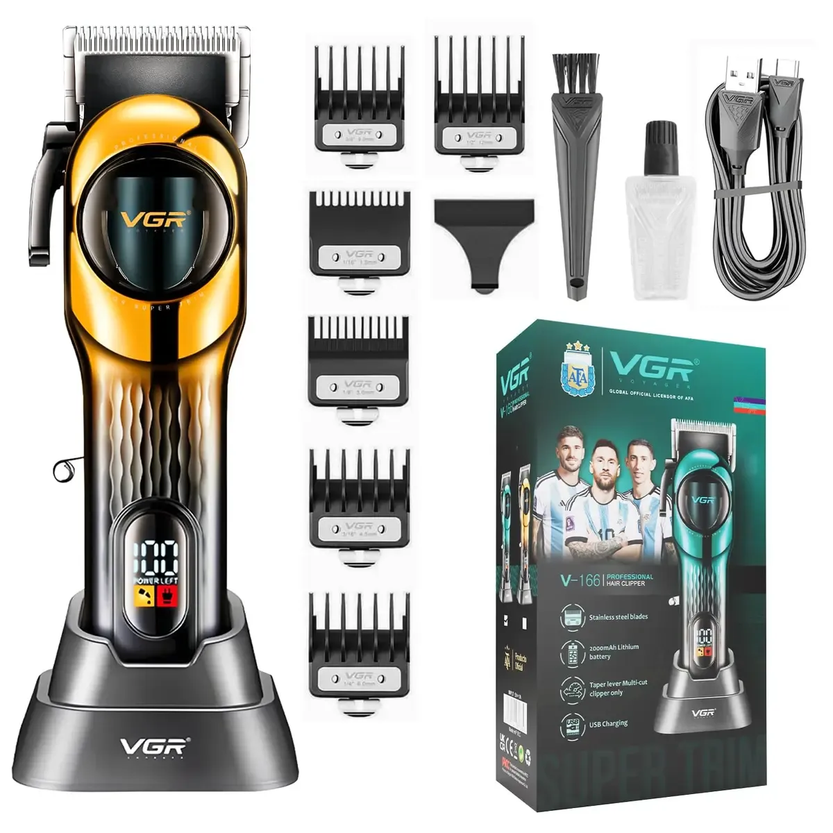 VGR V 166 Professional Hair Clipper for Men 2