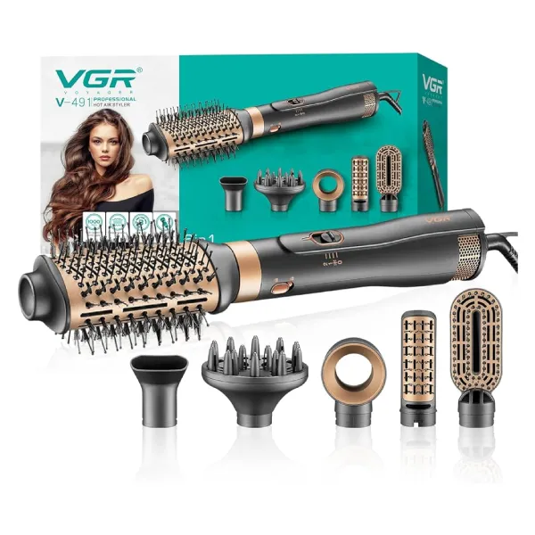VGR V-491 6-in-1 Professional Hot Air Styler & Hair Dryer - selected variant