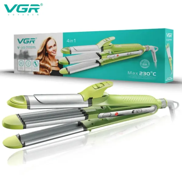 VGR V 569 4 In 1 Hair Styler Straightener, Curler, Crimper & Waver 1