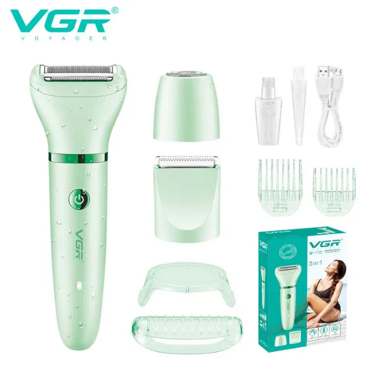 VGR V 735 3 In 1 Lady Shaver & Grooming Kit 2