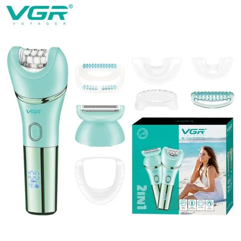 VGR V 753 Lady 2 In 1 Epilator and Shaver 1