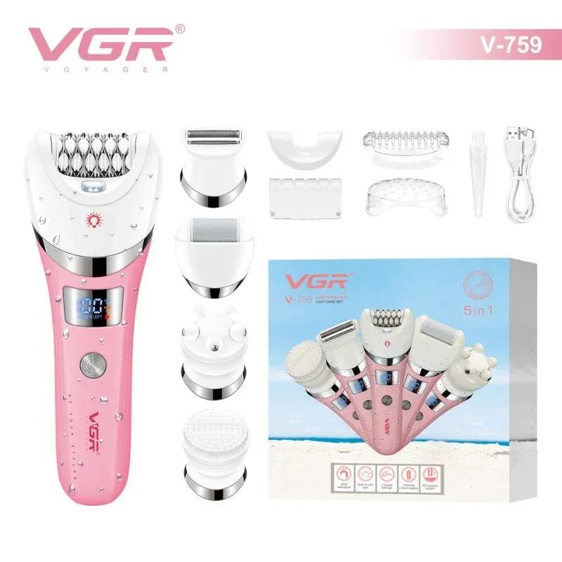 VGR V-759 5-in-1 Lady Care Grooming Set - selected variant