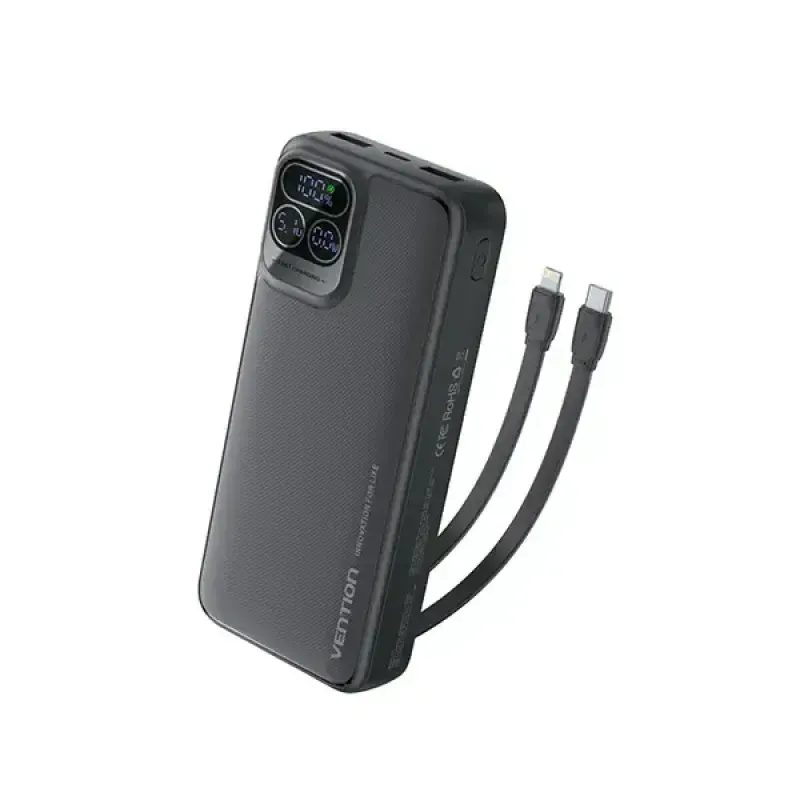 Vention I15WB-V2 22.5W 20000mAh Power Bank - Black