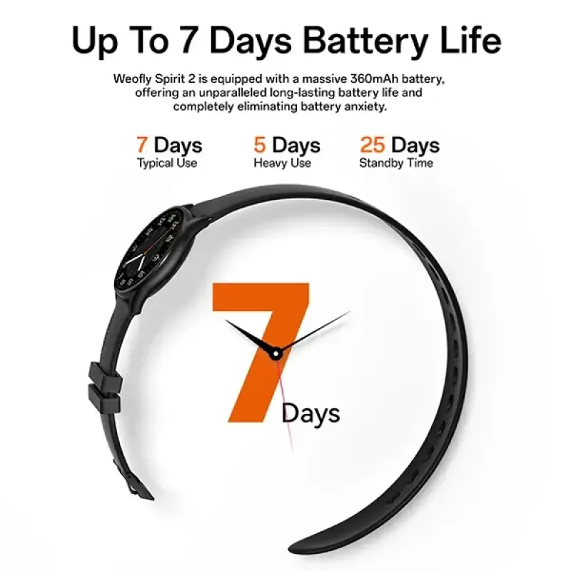 Weofly Spirit 2 HD Display Bluetooth Calling Smartwatch 4 800x800