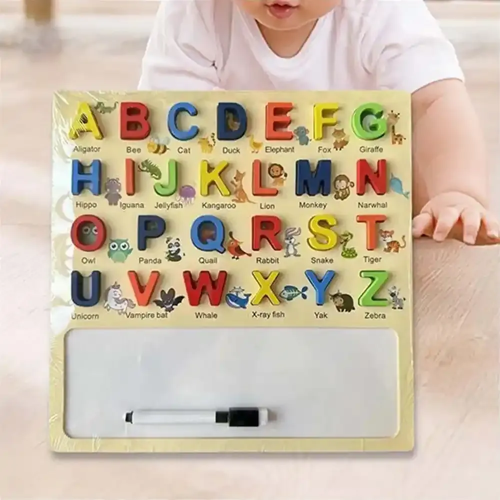 Wooden Alphabet Puzzles Board
