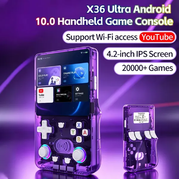 X36 Ultra Handheld Game Console 4.2 Inch WiFi 2