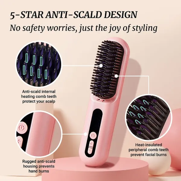 Xiaomi Lowra rouge SL 630 Hair Straightener Brush 2