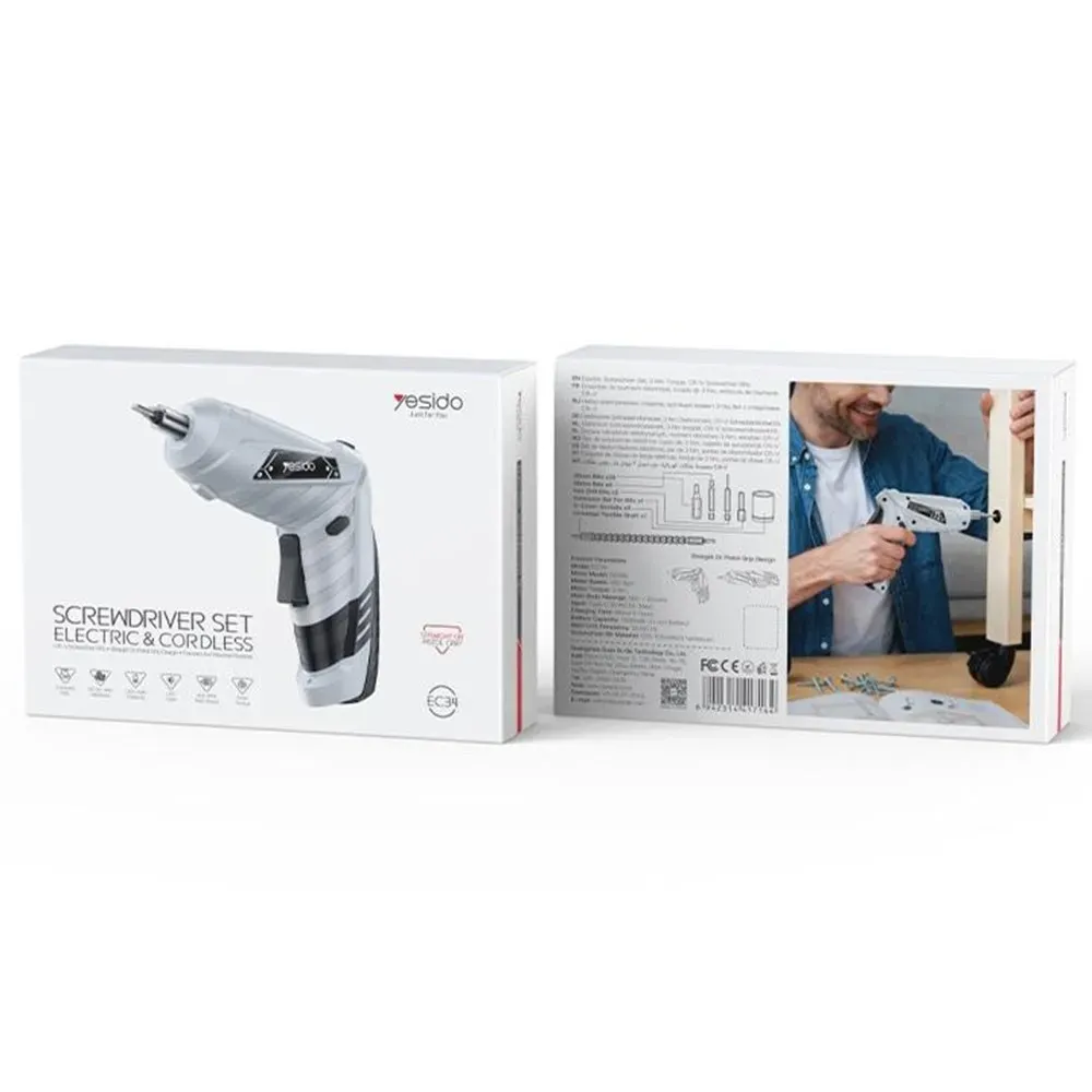 Yesido EC34 Screwdriver Set Electric & Cordless 2