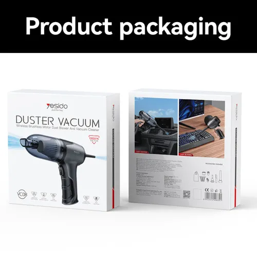 Yesido VC08 4000mAh Car Vacuum Cleaner with Blower 2