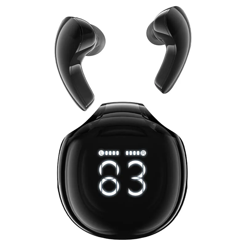 Acefast T9 Crystal Air Color Bluetooth Black Earbuds