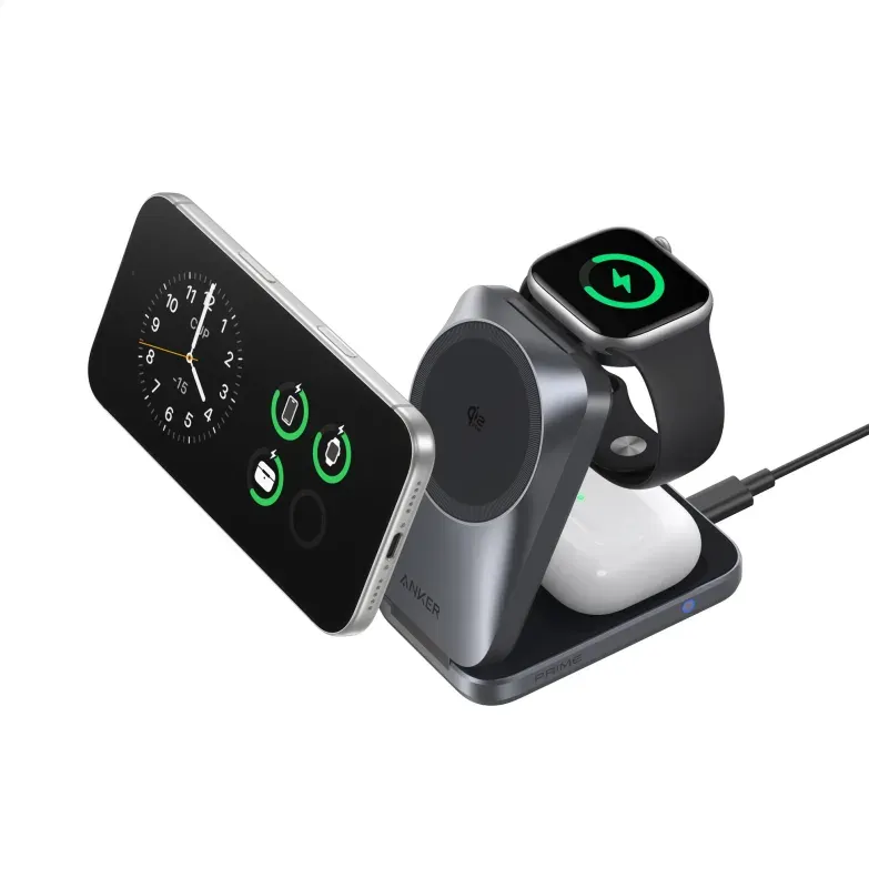 Anker Prime Wireless Charging Station 25w 3 In 1 Maggo Aircool Foldable 1