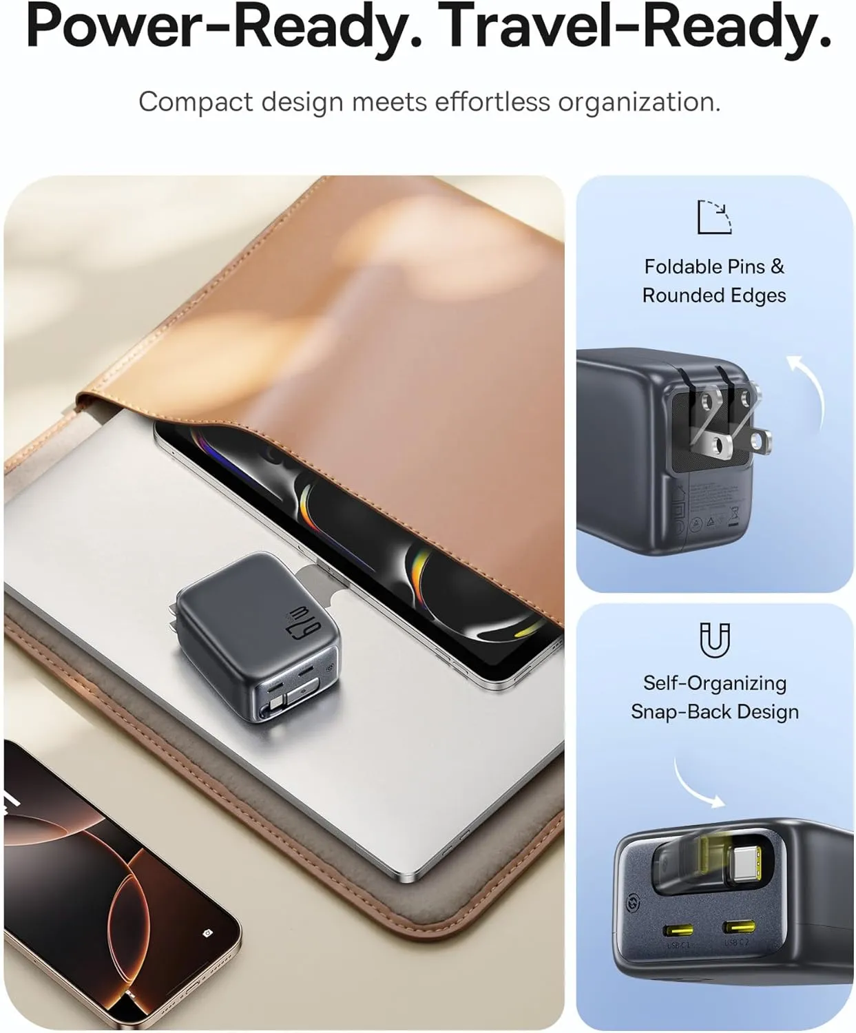 Baseus Pd 67w Charger 3 Type C With Retractable Type C C 3