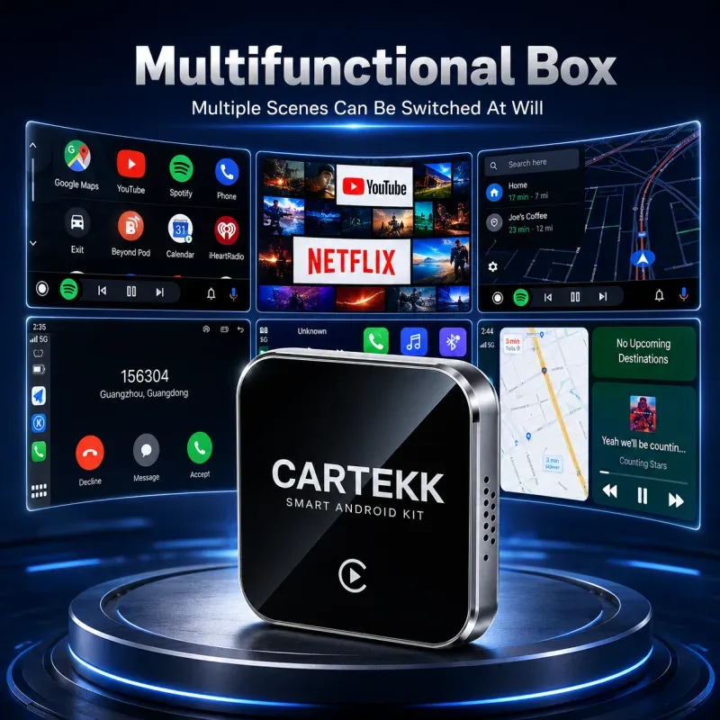 Cartekk Ai Box Wireless Android Auto 3in1 Carplay 7