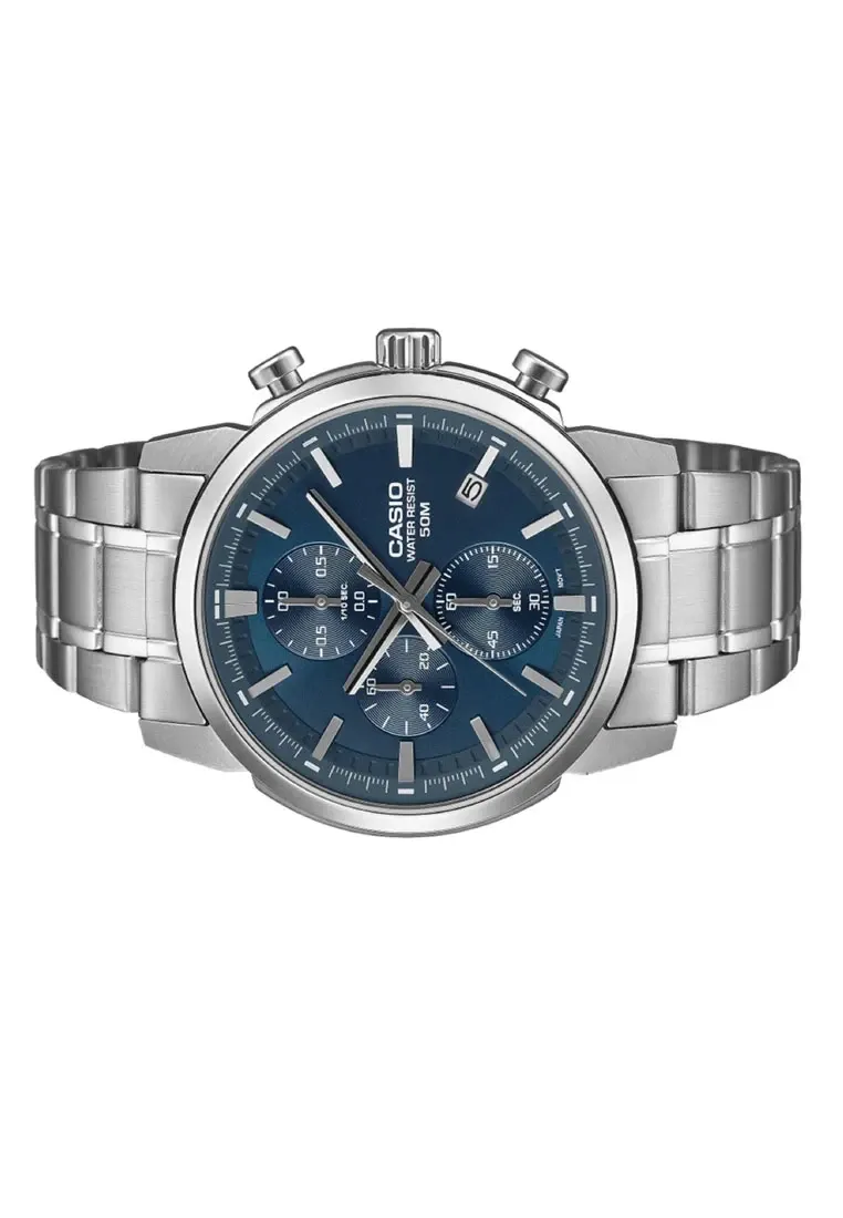 Casio Mtp E510d 2a2 Analog Stainless Steel Strap Watch For Men Watchportal Ph 4  63458