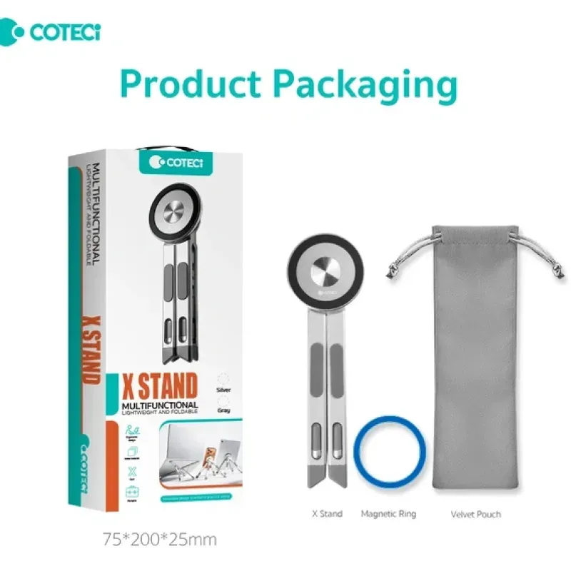 Coteci Bs028 X Multi Functional Magnetic Folding Stand 1