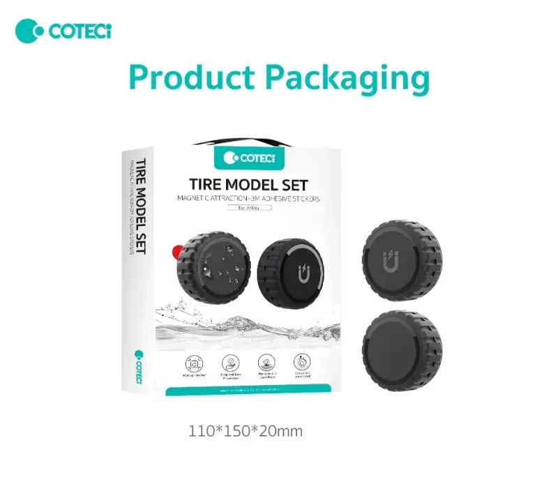 Coteci Ot 065 Tire Model Set Rugged Gps Tracker Protective Cover Case For Airtag