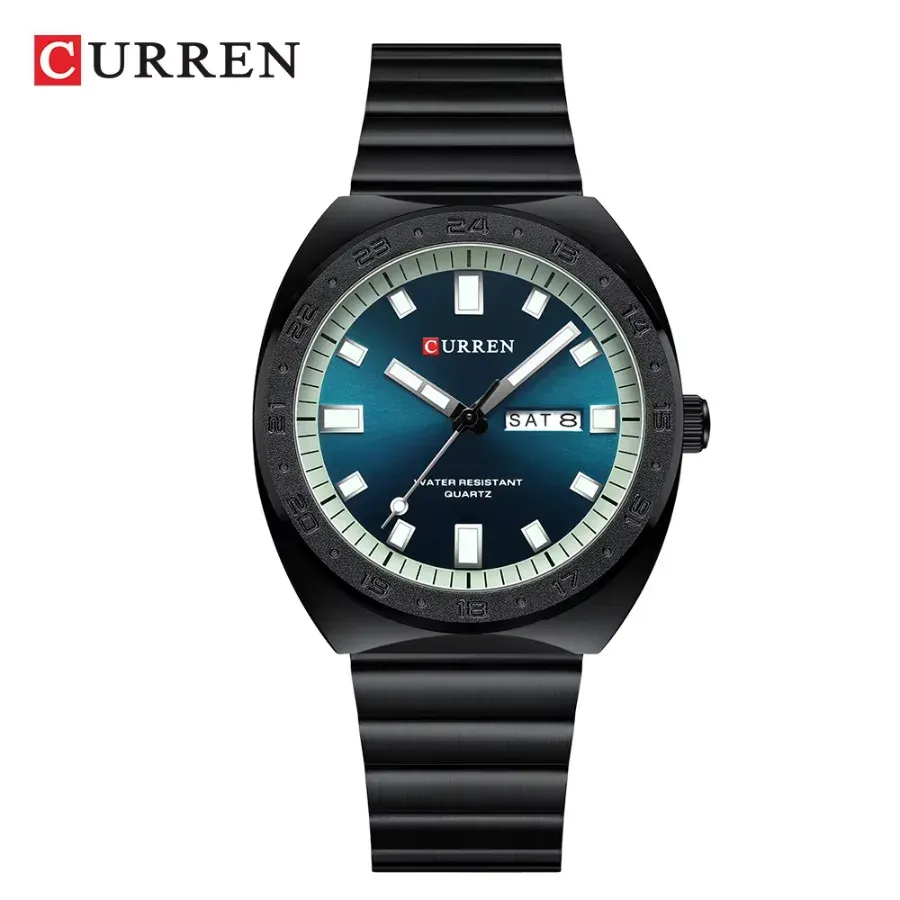 Curren 8473 black blue