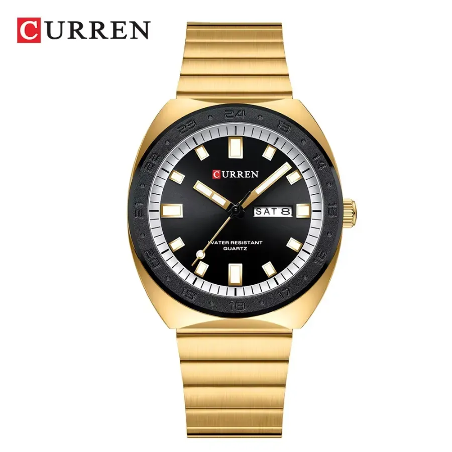 Curren 8473 golden black