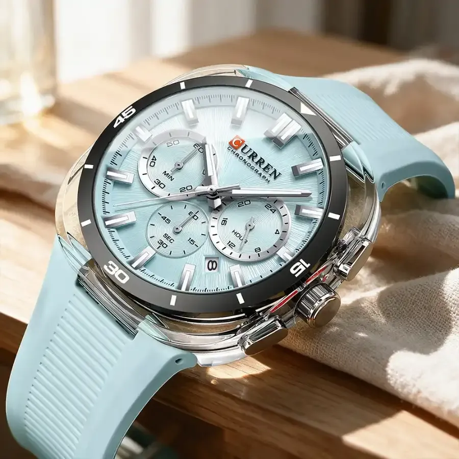 Curren 8502 Silicone Watch 1