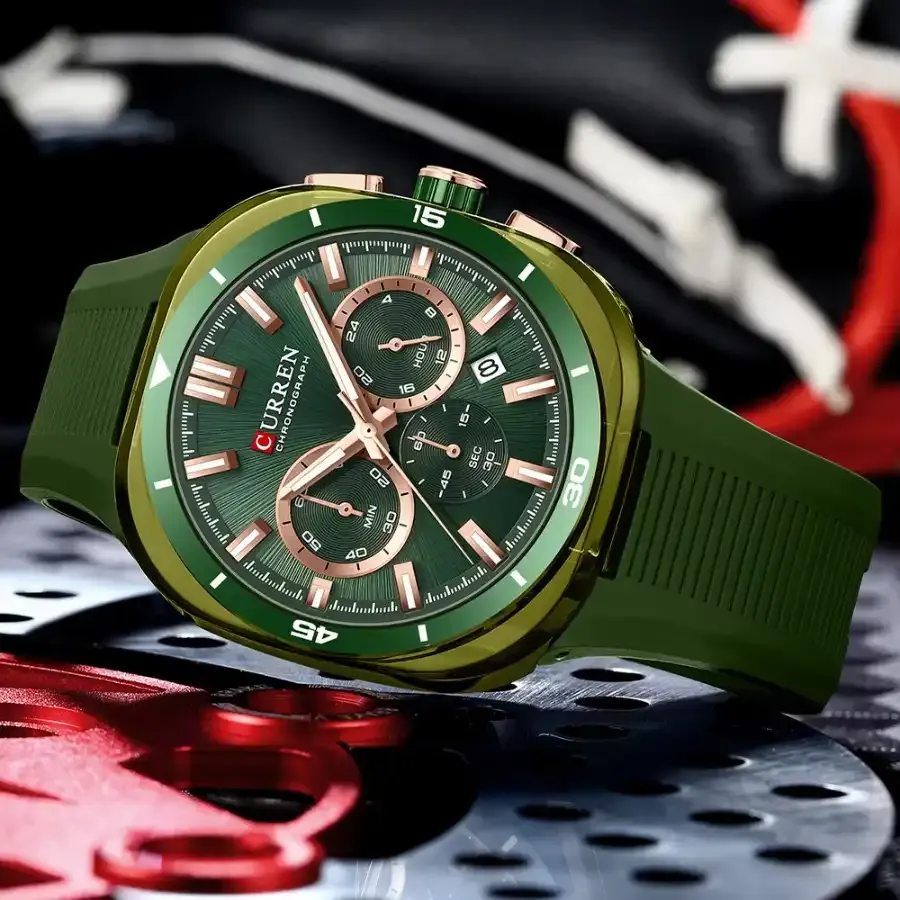 Curren 8502 Silicone Watch 2