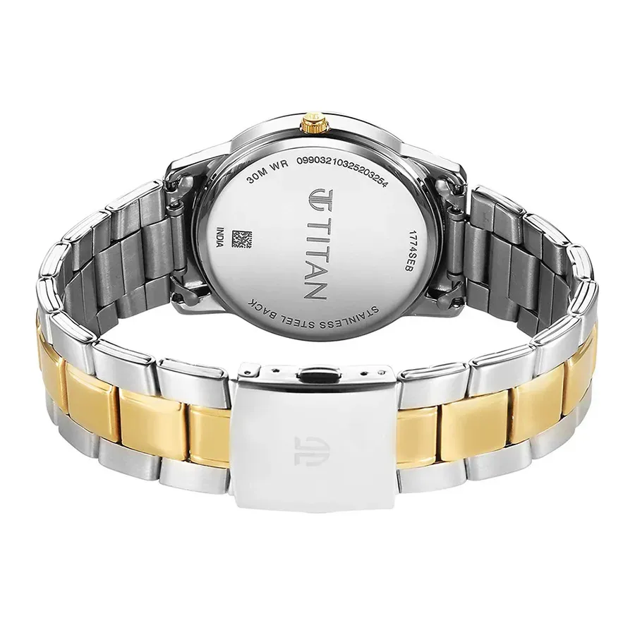 Dong Ho Nam Titan Quartz 1774bm02 Silver Dial Stainless Steel Strap Quartz Analog Men Watch Mau Bac Vang 69649a9f0ccd4 12012026135423