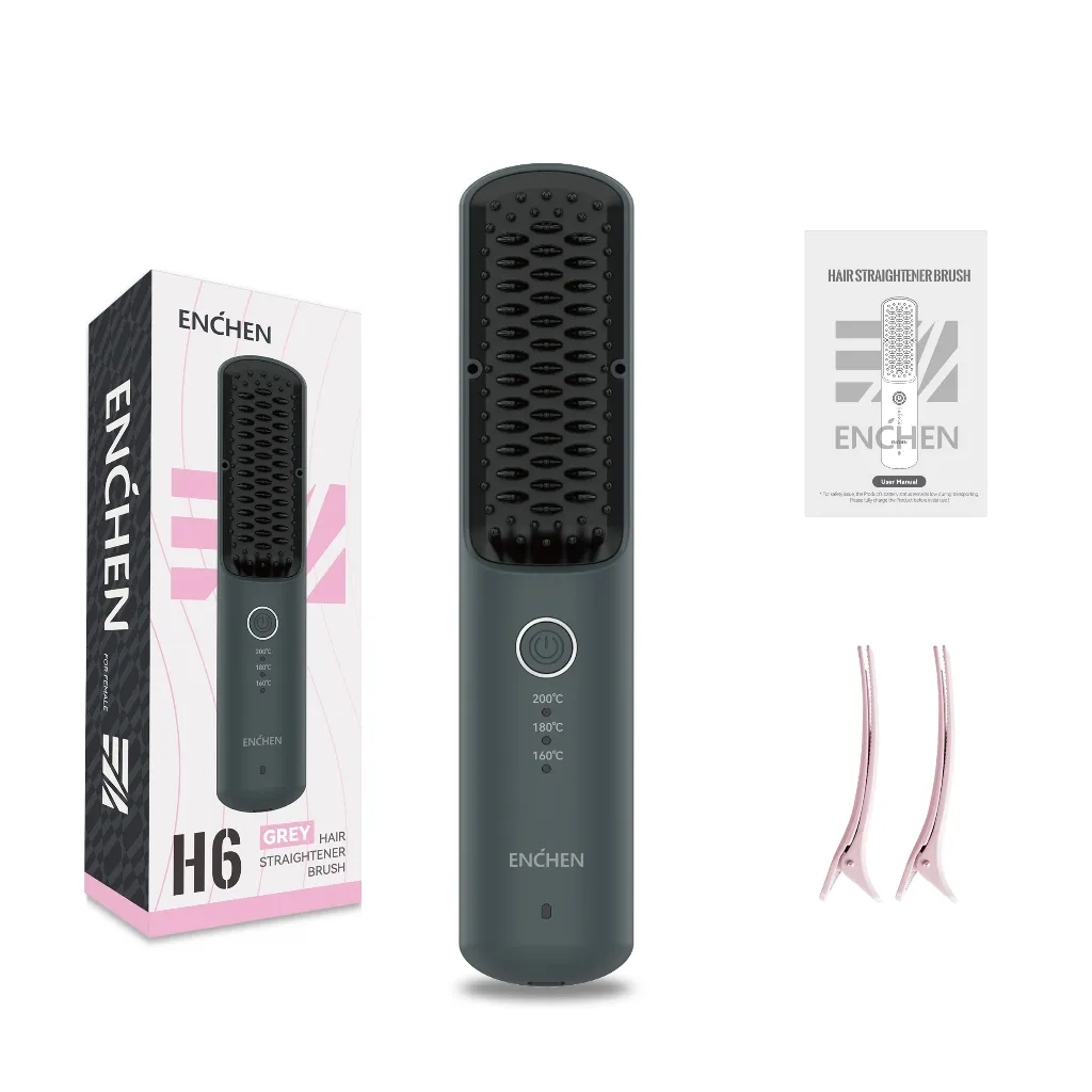 ENCHEN H6 Hair Straightener Brush