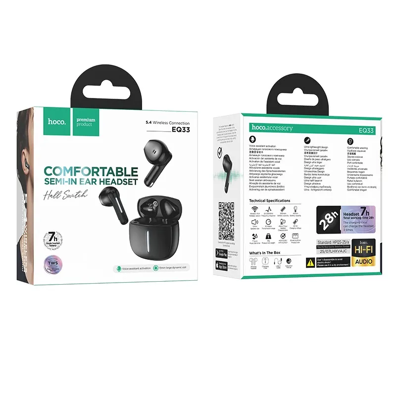 Hoco Eq33 Earbuds Package